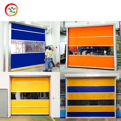 Factory Direct 220V PVC High-Speed Door Zipper Automatic Repair Workshop Flexible Door Opener with Fast Motor Modern Design