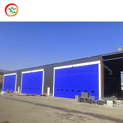 Industrial Wind-Resistant PVC Stacking Door Fast High-Speed Roll-Up Flexible Shutters Folding Open Style for Workshops