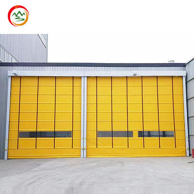 Automatic Fast Rolling Shutter Door Dust-Free and Thermal Insulated PVC Plastic Cloth Flexible Workstation Access