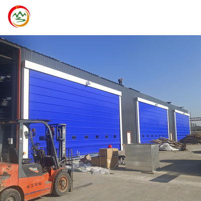 Industrial Factory PVC Fast Door Electric Radar Geomagnetic Induction Lifting Dust-proof Heat Insulation Stacking Foldable