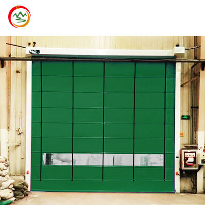Factory Fast Industrial PVC Warehouse Interior Fast Roller Shutter PVC High Speed Door Radar Sensing Stacking Door