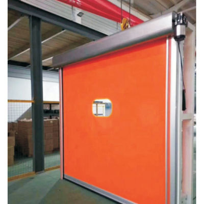 Modern Industrial Automatic PVC Fabric High Speed Self-Repairing Roll Door Clean Room Shutter Exterior Rapid Rise Rapid Action