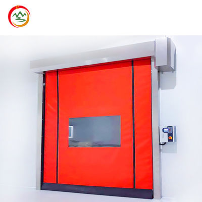 Modern Design Automatic Industrial PVC Fast Door Self Repairable Soft Curtain Roll Exterior Steel Polymer Clean Windproof