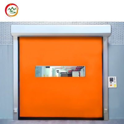 Modern Design Automatic Industrial PVC Fast Door Self Repairable Soft Curtain Roll Exterior Steel Polymer Clean Windproof