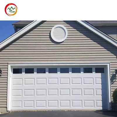 2024 New Modern Residential Small Garage Door with Remote Control Glass Inserted Aluminum Panel Windows Steel Material Home Use