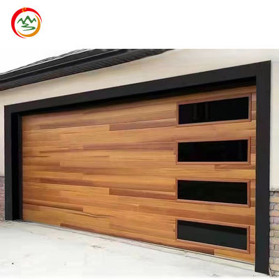 Customized Size Garage Door High Quality 40mm Thickness Finger- Protection Sectional Automatic Garage Door