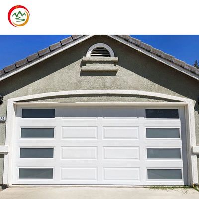 Modern Style Customizable Steel Flip Sectional Lift Overhead Garage Door Factory Price Finished Surface for Home Use