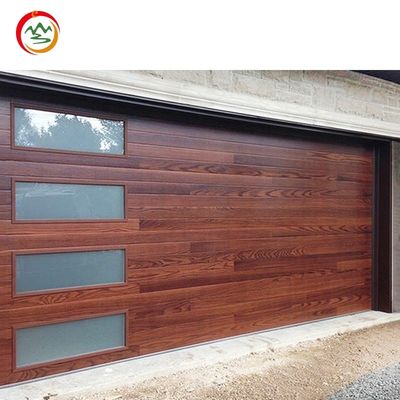 Modern Style Customizable Steel Flip Sectional Lift Overhead Garage Door Factory Price Finished Surface for Home Use