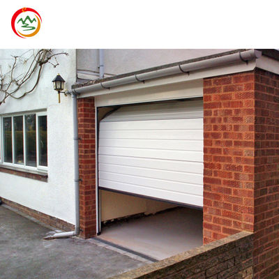 Modern 16x7 Side-Hung Glass Roller Shutter Door Home New Style Automatic Open Universal Remote Motor Cheap Polymer Villas