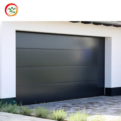 Modern 16x7 Side-Hung Glass Roller Shutter Door Home New Style Automatic Open Universal Remote Motor Cheap Polymer Villas
