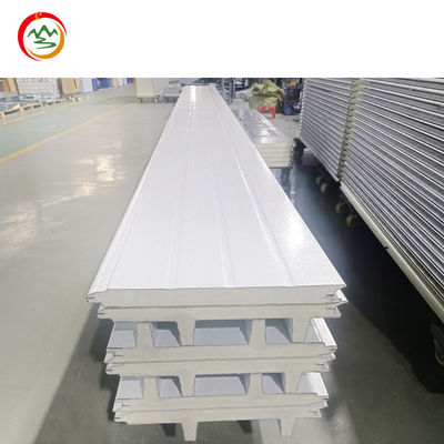 Modern Industrial Design 9x7 Automatic Garage Door Windows Smooth Flush Steel Sandwich Panel Walnut Polymer Hotels Warehouses
