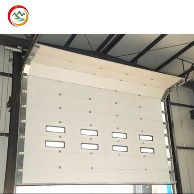 Large Industrial Workshop Door and Insulated Sectional Industrial Doors With Smart Garage Door Openers