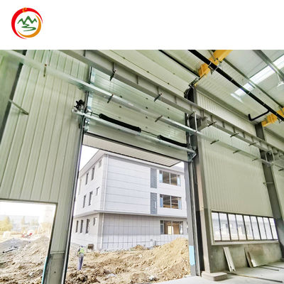 Industrial Automatic Overhead Steel Thermal Insulated Vertical Lifting Sectional Door for Warehouse and Loading Docks