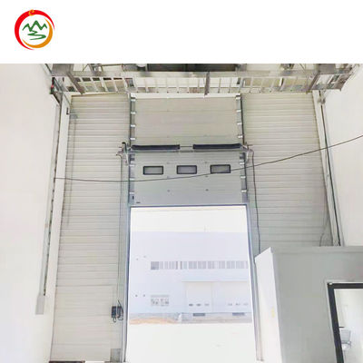 Steel Overhead Industrial Door Vertical Lifting Sectional Industrial Door Safely Automatic Sectional Industrial Door
